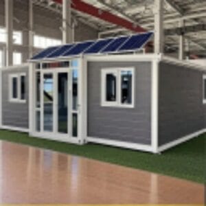 20ft 40ft expandable container house with solar energy