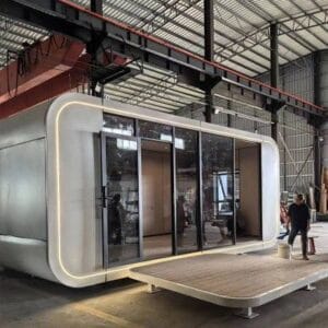 maison conteneur de stockage moderne