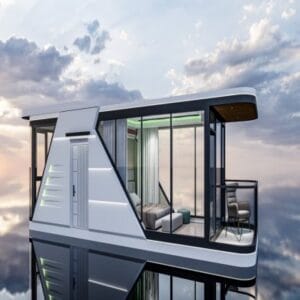 flat pack container house luxury
